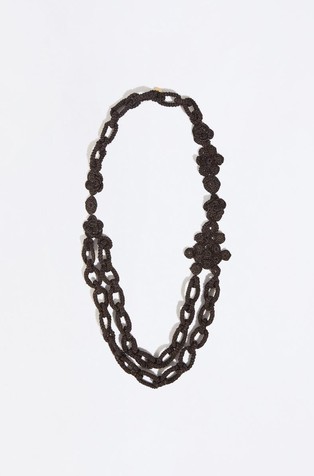 Raffia necklace
