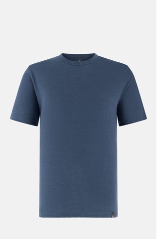 Majica iz raztegljive lanene jersey tkanine