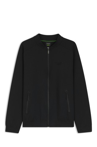 Porsche x BOSS zip-up sweatshirt with embossed logo