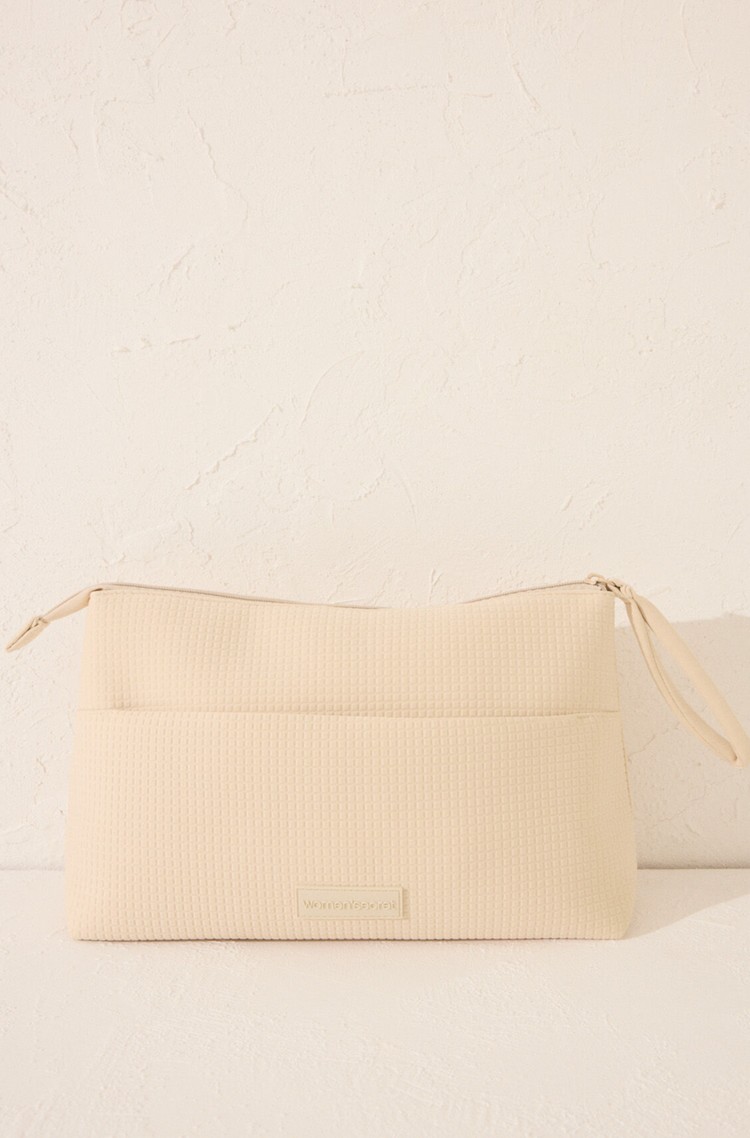 WOMEN'SECRET Medium kozmetična torbica iz neoprena Bež - Beige 