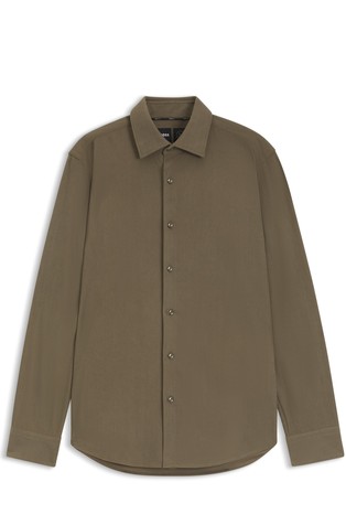 Regular-fit shirt in corduroy