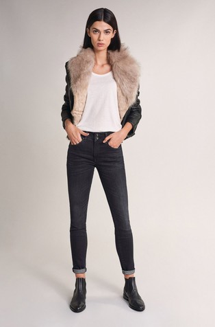 SALSA JEANS Secret  Push In skinny dark jeans Black 3