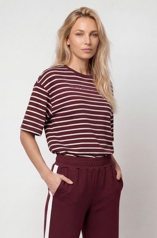 Striped cotton T-shirt