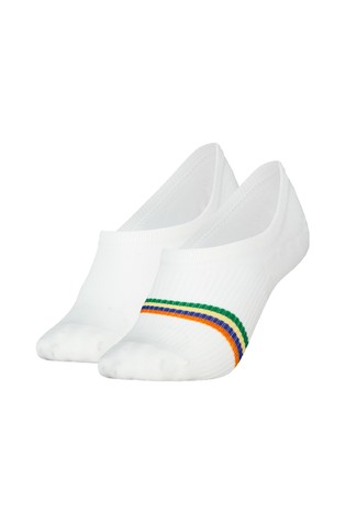 2-pack stripe footie socks