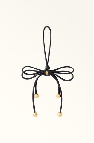 Leather Ribbon Charm
