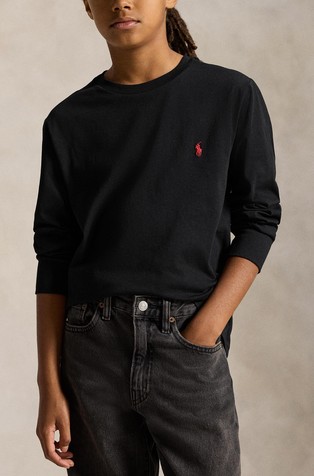 Cotton Jersey Long-Sleeve Tee