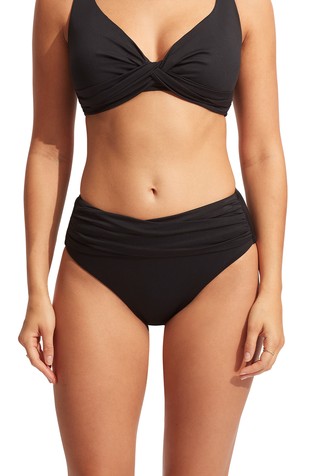 Seafolly Collective spodnji del kopalk z visokim pasom