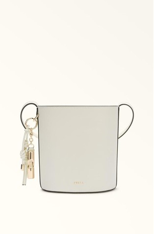 Mini usnjena bucket torbica