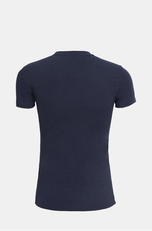 EMPORIO ARMANI Stretch cotton underwear set with T-shirt and trunks Blue 3