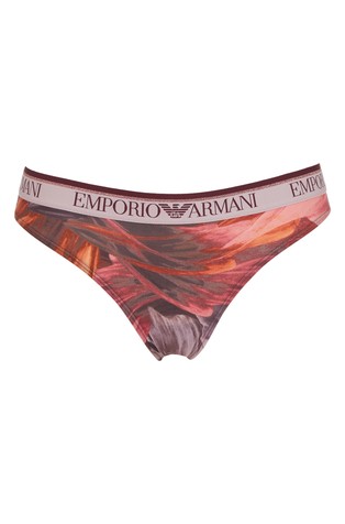 EMPORIO ARMANI Vzorčaste brazilke iz mikrofibre Večbarvna - Multi 3
