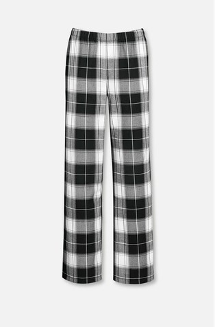 Black Check Pants