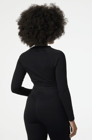 HELLY HANSEN Allure Seamless Crop Top Black 2