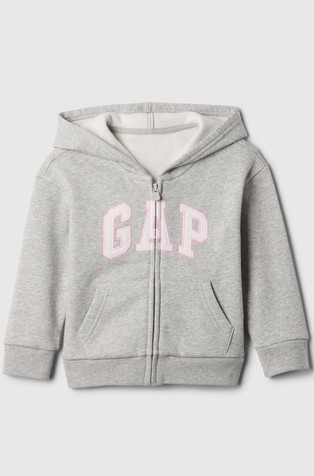 babyGap Relaxed Logo Zip Hoodie