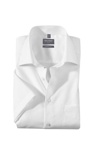 Luxor comfort fit bombažna srajca s kratkimi rokavi