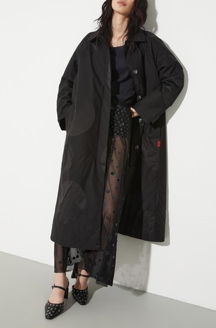 Jacquard padded coat