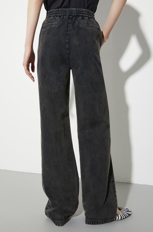 MAX&amp;CO Relaxed fit trousers in cotton-viscose blend Black 2