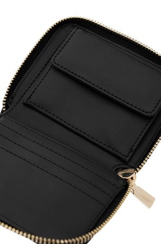 GUESS Laurel manjša denarnica z logotipom Črna - Black 3