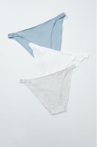 Pack of 3 stretch cotton panties