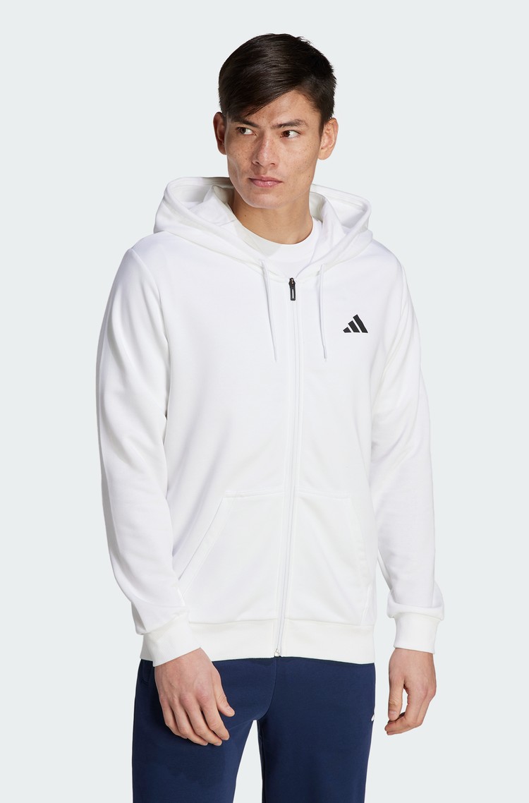 ADIDAS Club Teamwear Graphic Tennis jopa s kapuco Bela - White 