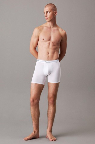 CALVIN KLEIN Paket 3 boksaric - Icon Cotton Stretch Večbarvna - Grey Heather 4