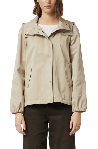 Jakna s kapuco iz bombažne mešanice