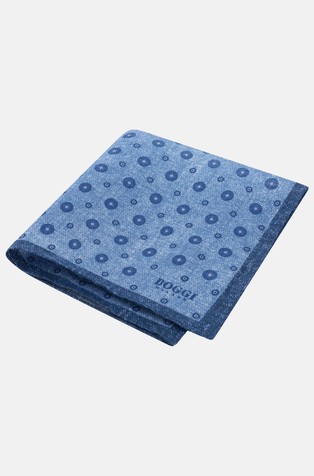 Lanen žepni robček z vzorcem