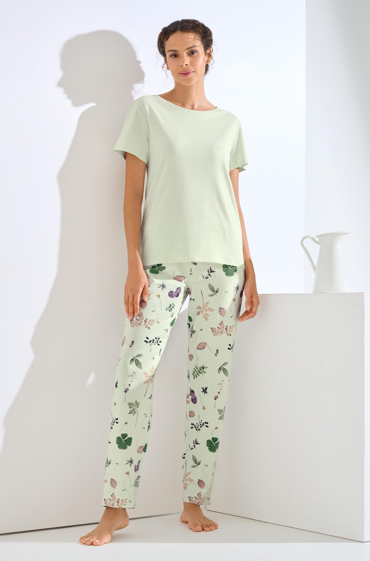 LISCA Pompeya short sleeve pyjamas Spring Flowers 