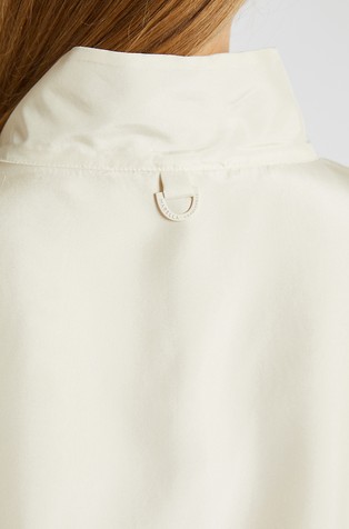 MARELLA Monochrome silk jacket with drawstring Beige 3