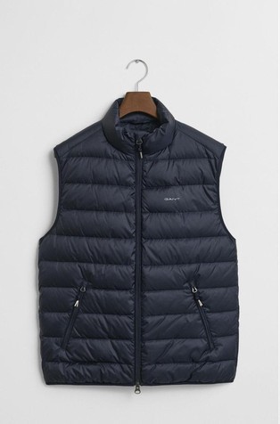 Vodoodbojen prešit brezrokavnik s polnilom iz puha