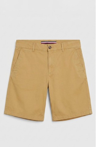 Gabardine chino shorts