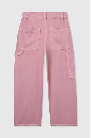 BENETTON Hlače iz liocela z našitimi žepi Roza - Pink 2