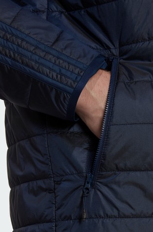 ADIDAS Dolga prešita bunda Modra - Blue 4
