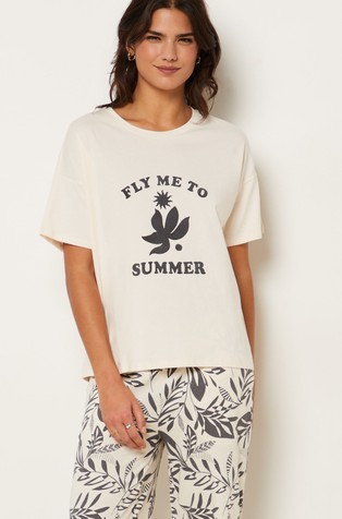 Alyssa Short-sleeve Pajama Shirt