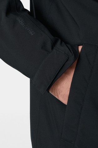 HELLY HANSEN Munich dežni plašč s kapuco in umetnim polnilom Črna - Black 5