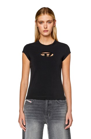 Majica z izrezanim logotipom