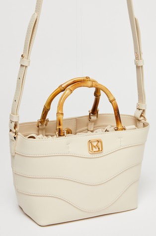 MARELLA Small shopping tote Ivory 3