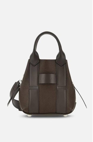 Logo manjša usnjena torbica