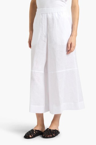 Široke lanene hlače