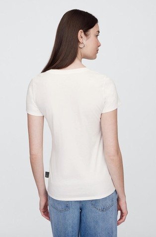 GAP Gap × Disney ženska logo majica s kratkimi rokavi Bela - New Off White V2 3