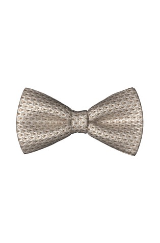 Patterned silk bow tie