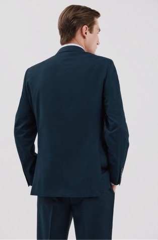 CORTEFIEL Serie XXI slim fit suknjič Modra - Navy 2