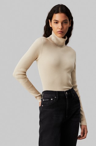 Slim fit rebrasto pleten puli