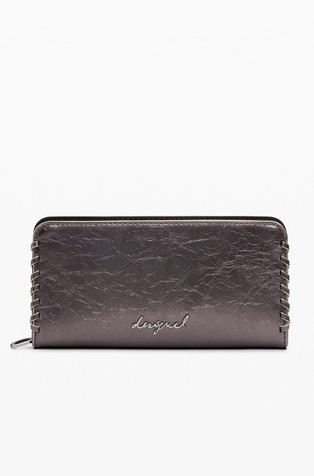 Large metallic wallet
