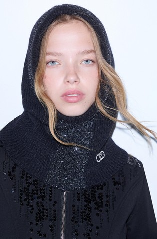 Sequin Embellished Balaclava