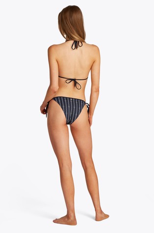 TOMMY HILFIGER TH Essential vzorčast bikini zgornji del kopalk Modra - Dark Blue 2