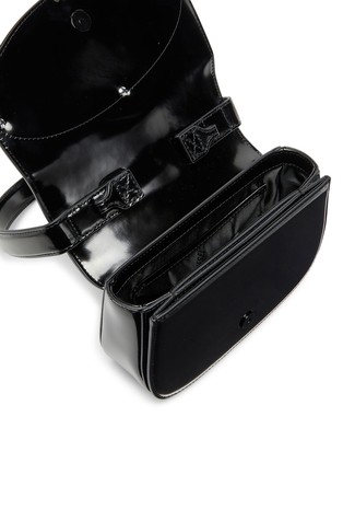 DIESEL 1DR shoulder bag in mirrored leather Black 5