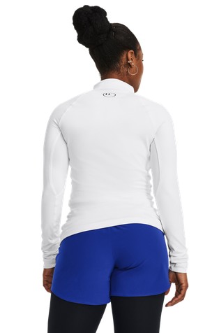 UNDER ARMOUR ColdGear® Authentics Mock Neck White 2