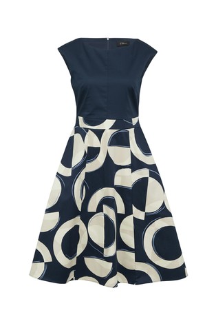 Fit and flare cotton dress