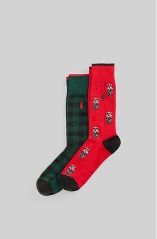 Polo Bear Trouser Sock 2-Pack