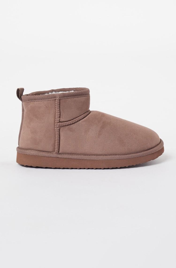 ETAM Chesnut visoki copati iz umetnega usnja Rjava - Brown 